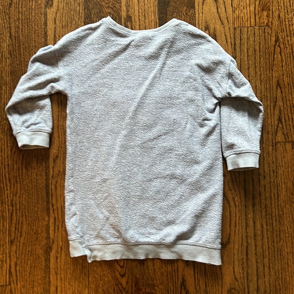 Next UK girls flippy sequin star detail sweatshirt dress - Picture 3 of 3